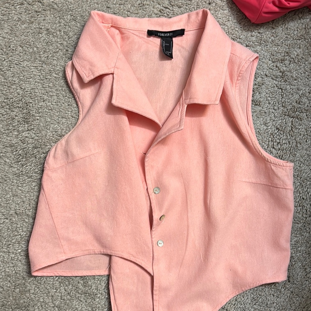 Express Pink Sleeveless Women's Top from forever 21